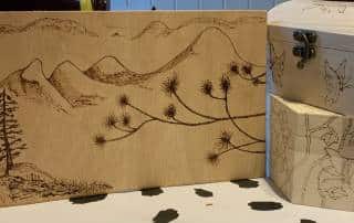 Pyrography at the Burton