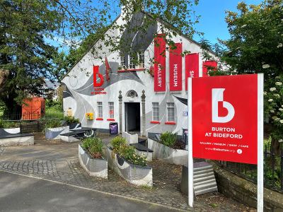 Exterior of Burton at Bideford art gallery