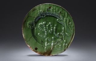 Ceramic plate by artist Florence Dwyer